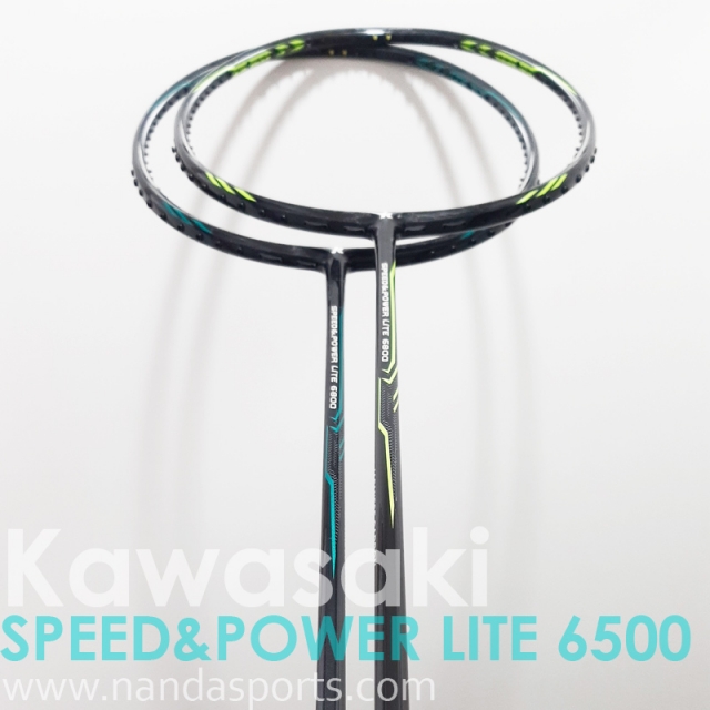 川崎 Kawasaki SPEED&POWER LITE 6800 羽球拍 綠/黃