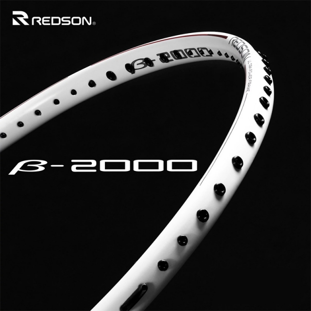 REDSON β-2000 羽球拍 白/紅