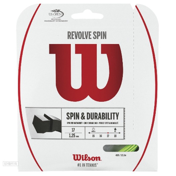 WILSON Revolve Spin 5角線 17