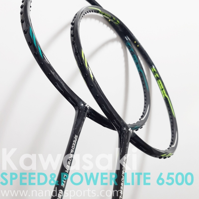 川崎 Kawasaki SPEED&POWER LITE 6800 羽球拍 綠/黃