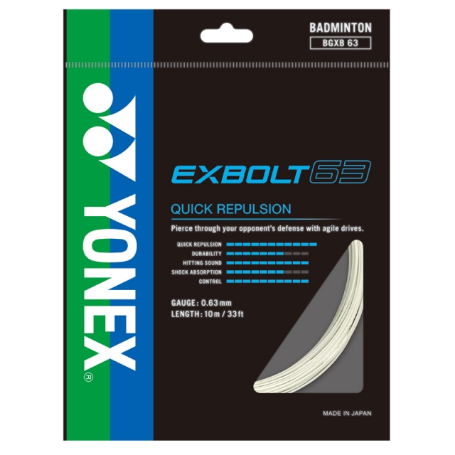 YONEX EXBOLT63 羽球線