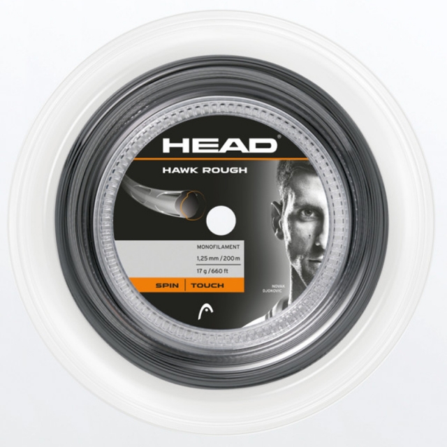 HEAD HAWK ROUGH REEL 200M 網球線