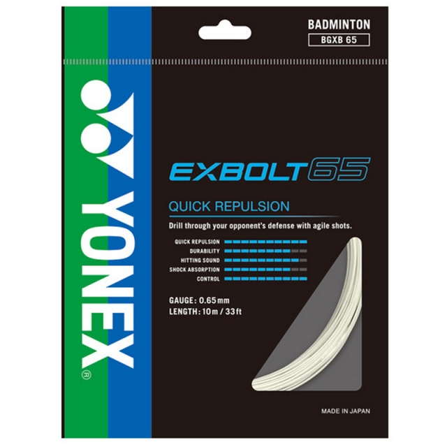 YONEX EXBOLT65 羽球線